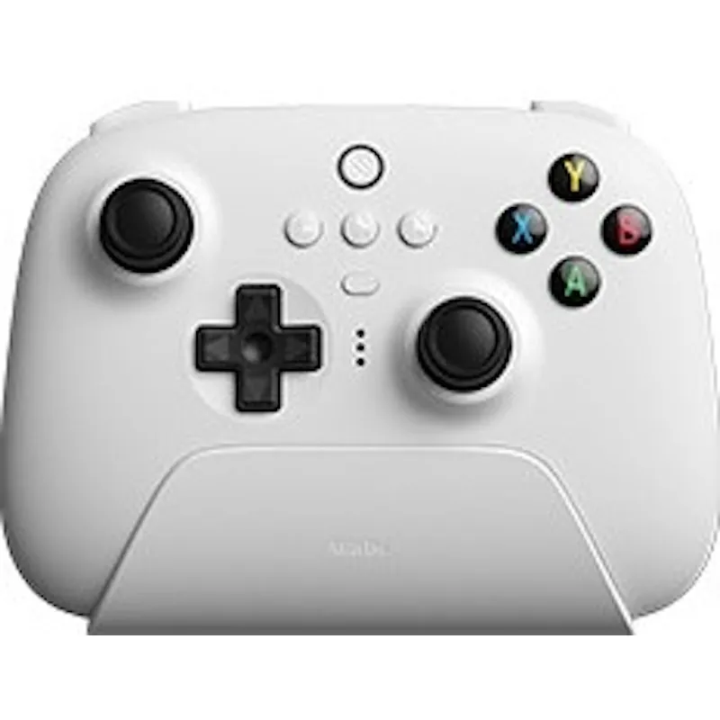 8Bitdo Ultimate Mando Bluetooth con Base de Carga Blanco para Android, PC RET00315