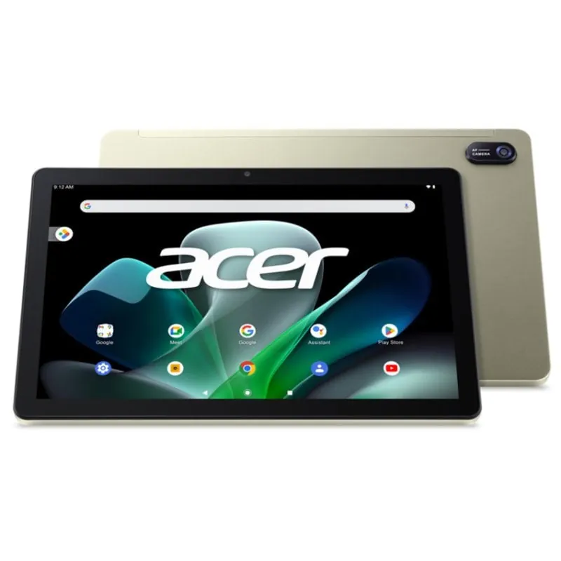 Acer Iconia Tab M10 10.1" FHD 4/128GB Gris Champán + Funda de Silicona Transparente NT.LFUEE.001