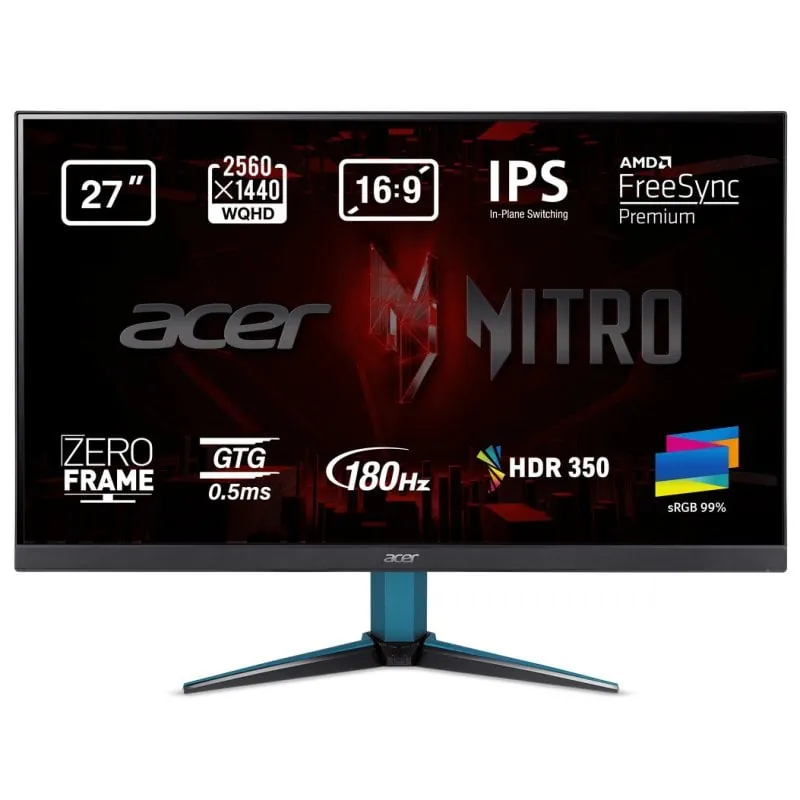 Acer Nitro VG271UM3 27" LED IPS QHD 180Hz FreeSync Premium UM.HV1EE.301