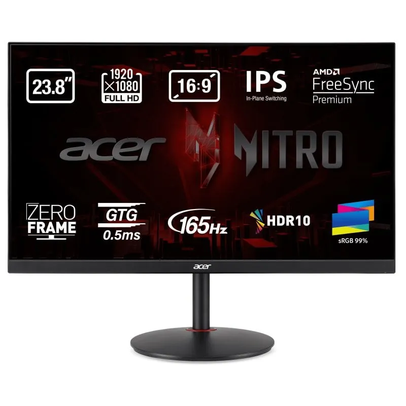 Acer Nitro XV240YP 23.8" LED IPS FullHD 165Hz Freesync UM.QX0EE.P01