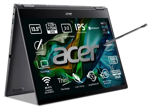 Acer Spin 5 SP513-55N-786J Intel Core i7-1165G7/16GB/512GB SSD/13,5" Táctil NX.A5PEB.006