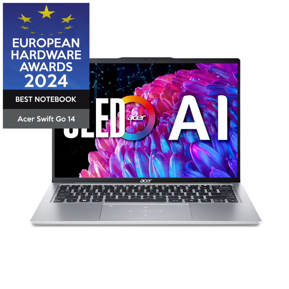 Acer Swift Go 14 OLED Portátil Ultrafino SFG14-73 Plata NX.KSGEB.00E