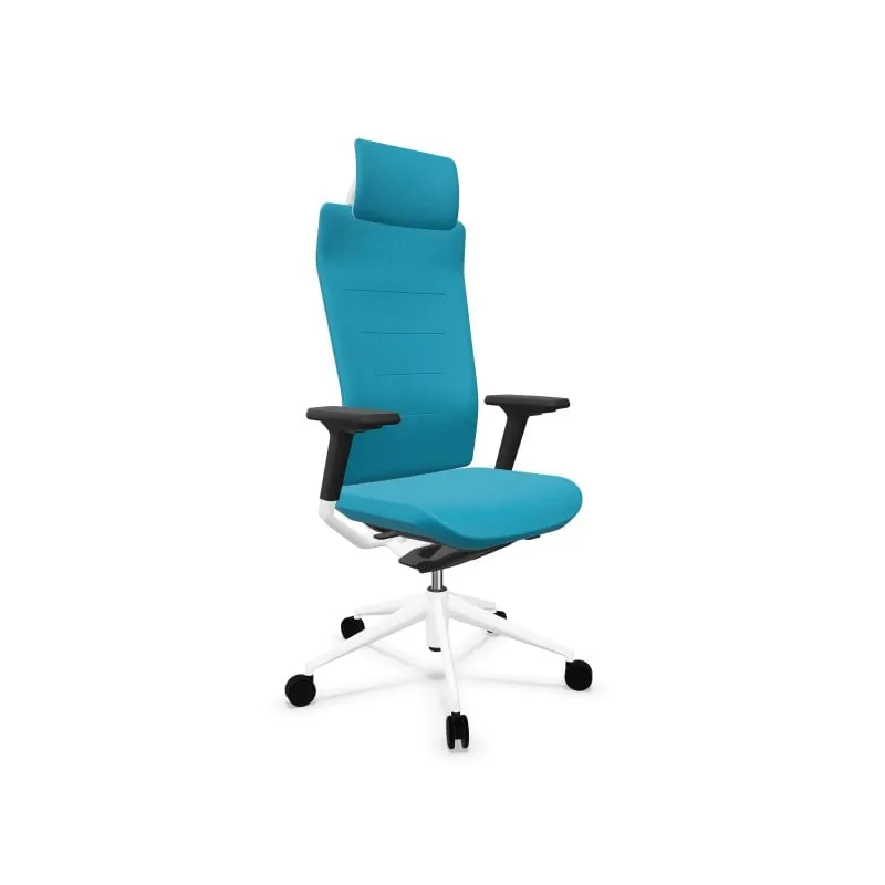 Actiu TNK Flex Silla de Oficina con Cabezal Azul Z5550ZBM76