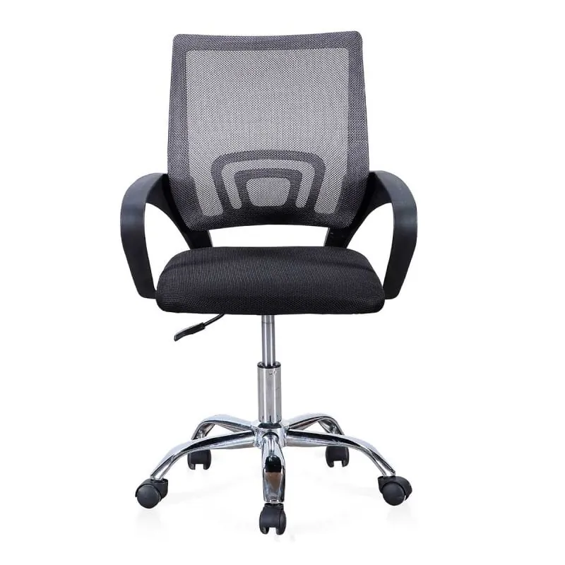 Adec Silla De Estudio Vita Giratoria Con Altura Regulable Negro/gris 90-102x60x60 Cm 0012000024334