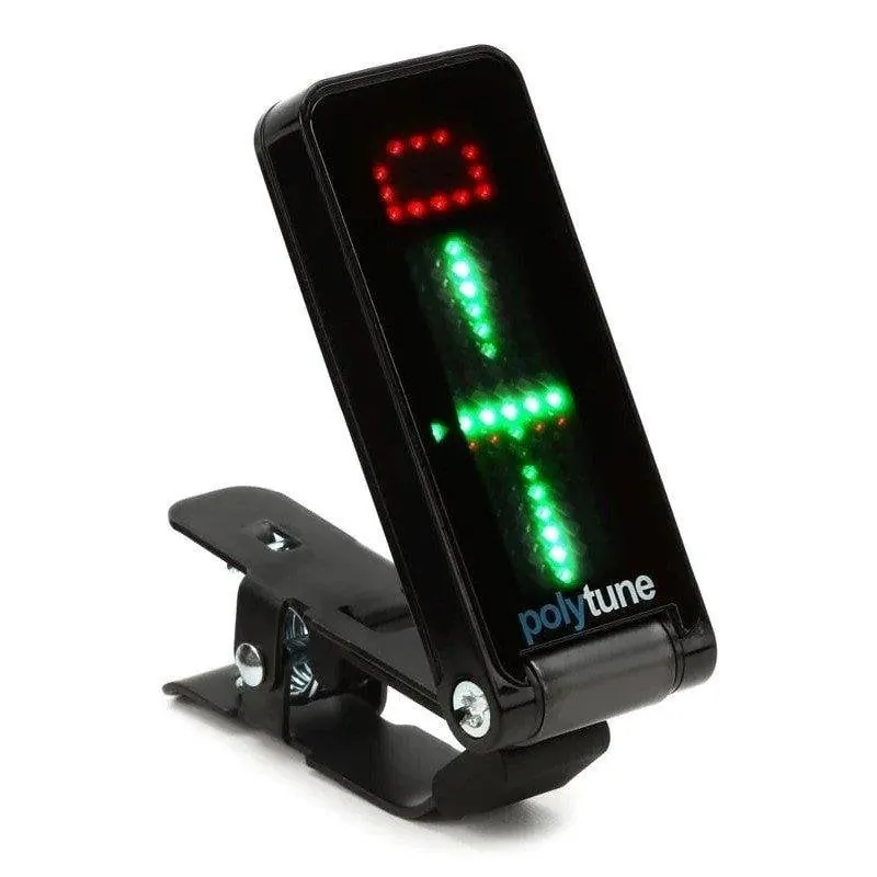 Afinador de pinza TC Electronic Polytune Clip pantalla LED compacto negro 4033653016070