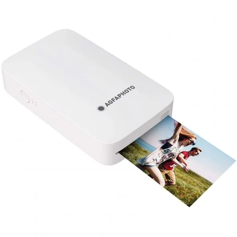 AgfaPhoto Realipix Mini P Impresora de Fotos Bluetooth Blanca AMP23WH