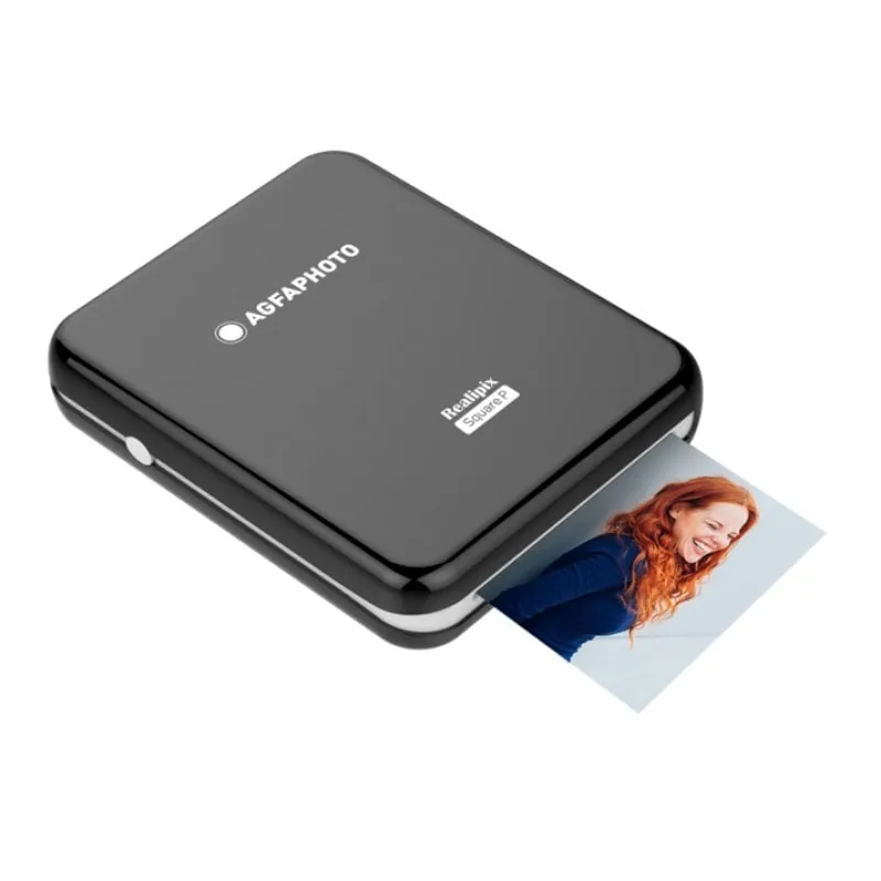 AgfaPhoto Realipix Square P Impresora Fotográfica Bluetooth Negra ASQP33BK