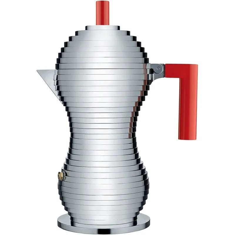 Alessi Pulcina Cafetera Italiana 6 Tazas Roja ALEMDL026R