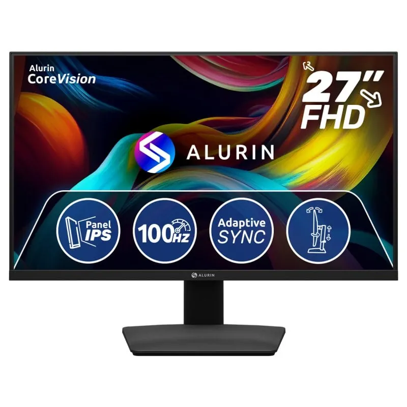 Alurin CoreVision 27 FHD 27" LED IPS FullHD 100Hz Regulable ALU-27-100IPS-H2