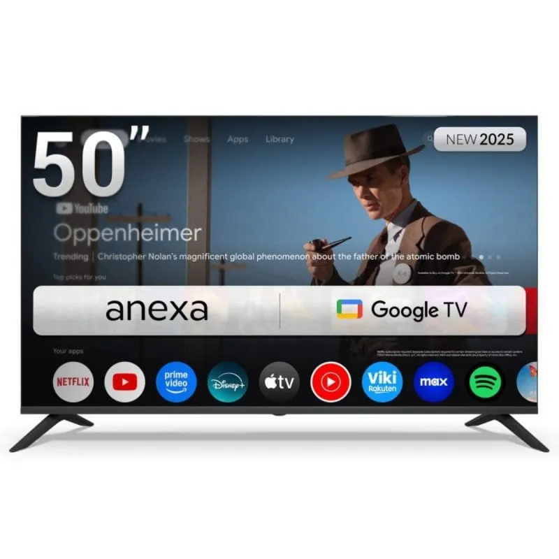 Anexa SMART50C02UG 50" DLED 4K Ultra HD Smart TV Google TV HDR10 SMART50C02UG