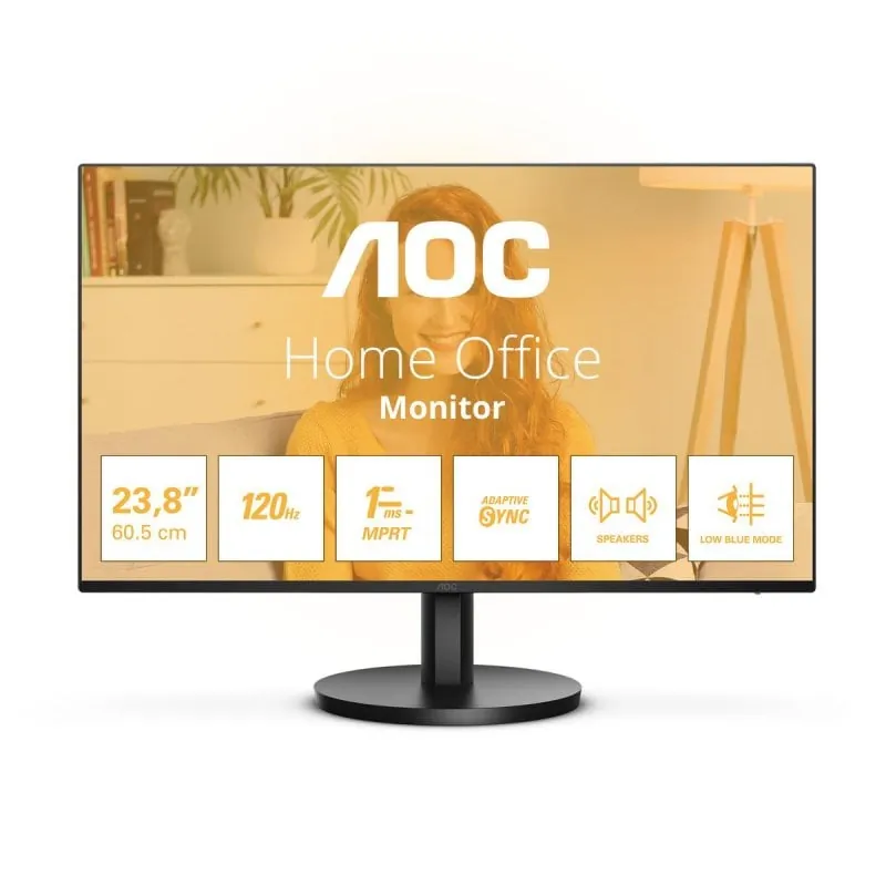 AOC 24B3QA2 23.8" FullHD 120Hz IPS Adaptive Sync Altavoces VESA FlickerFree 24B3QA2