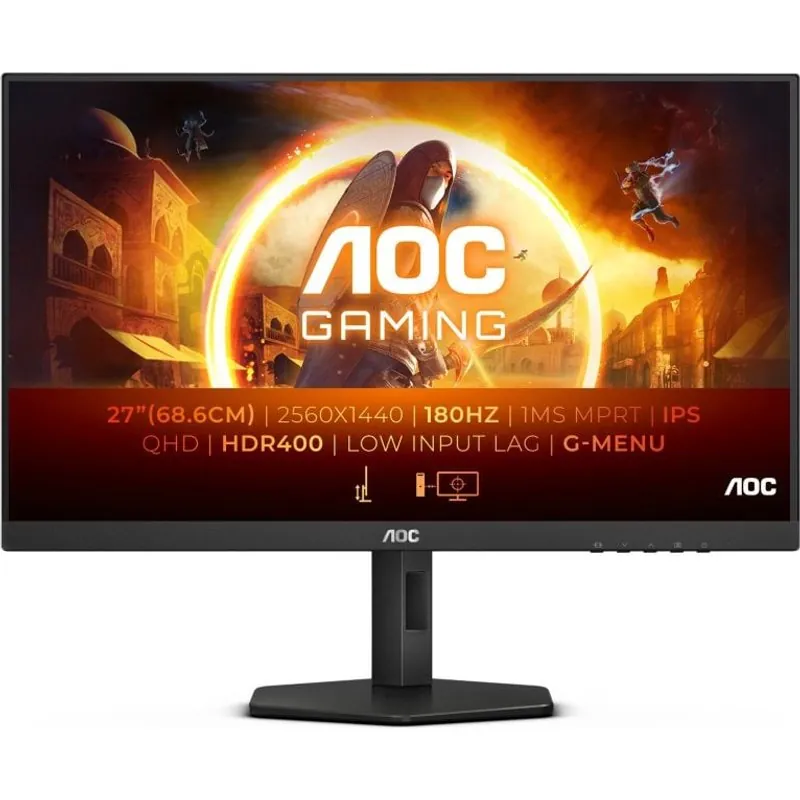 AOC Q27G4X 27" LCD Fast IPS QHD 180Hz G-Sync Compatible Q27G4X