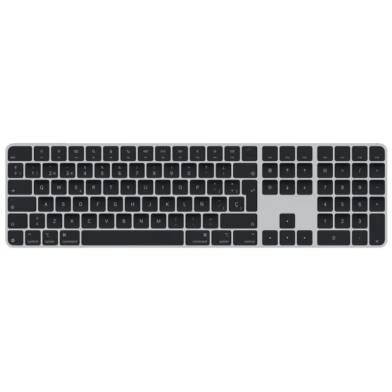 Apple Magic Keyboard con Touch ID Teclado Numérico y Puerto USB-C Negro MXK83Y/A