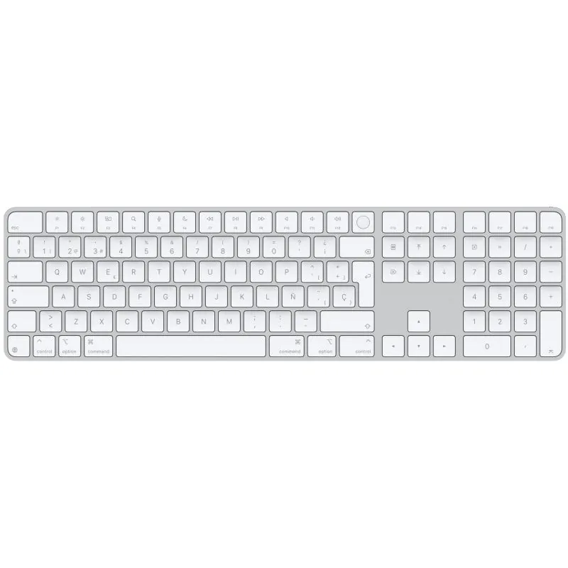 Apple Magic Keyboard con Touch ID Teclado Numérico y Puerto USB-C Plata MXK73Y/A
