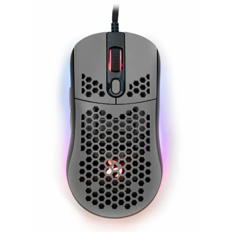 Arozzi Favo Ultra Light Ratón Gaming 16000DPI Gris AZ-FAVO-BKGY