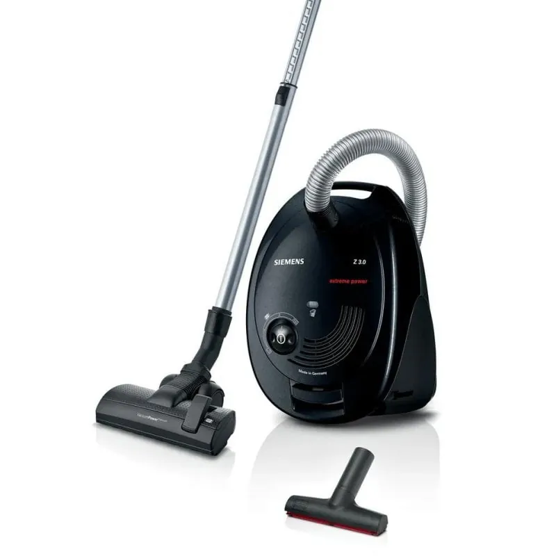 Aspiradora cilíndrica Siemens VSZ3XTRM11 850 W Filtro HEPA Bolsa 4 L VSZ3XTRM11