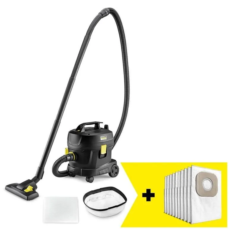 Aspiradora con Bolsa Kärcher T 11/1 Classic Adv Go!Further 850W Filtro HEPA 11L Negro 1.527-222.0