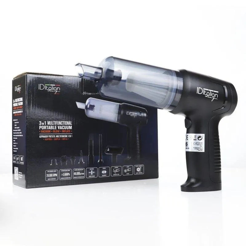 Aspiradora de Mano Italian Design 3 en 1 50W Compacta Portátil Multifunción IDECUCLEAN01
