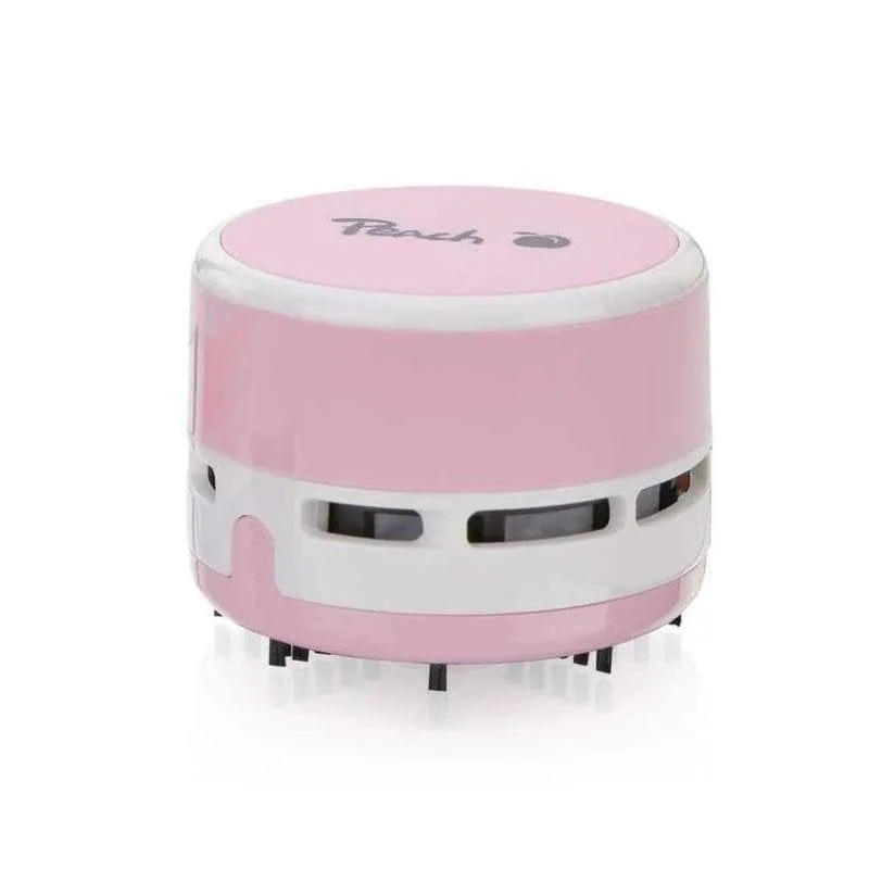 Aspiradora de Mano Peach PA105 Seco Tapicería Sin Bolsa Batería AA Rosa Blanco 511116