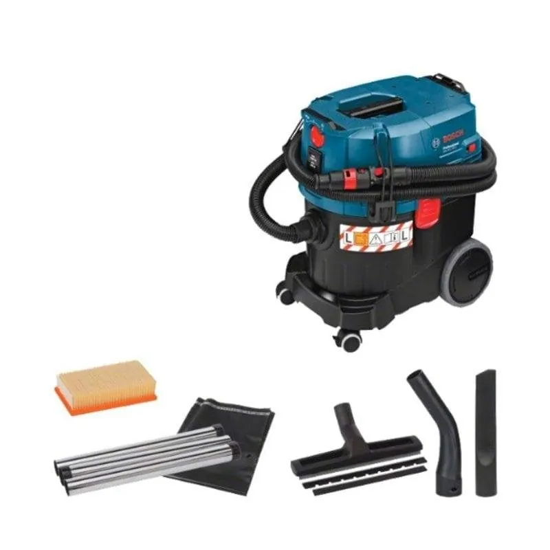 Aspiradora Industrial Bosch GAS 35 L SFC+ Professional 1200W Seco y Húmedo 35 L Negro Azul 06019C3000