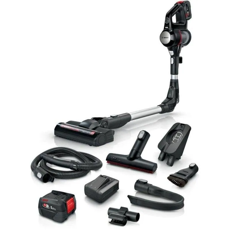 Aspiradora sin Bolsa Bosch BSS715FRSH 18V 35 min Cepillo Alfombra Negro Plata BSS715FRSH