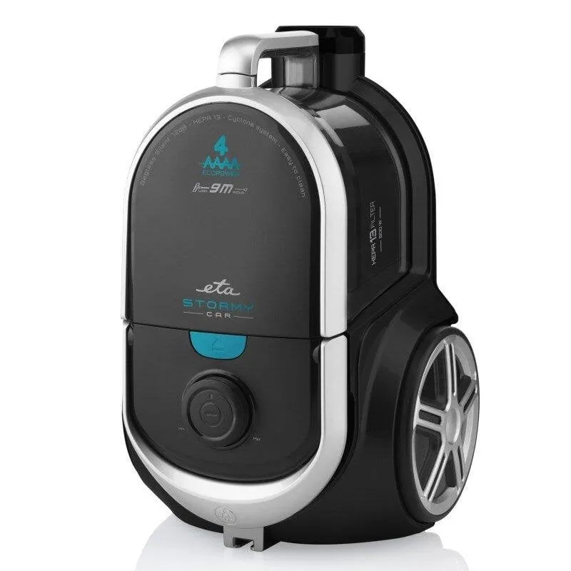 Aspiradora sin Bolsa ETA Stormy Car 800W 2,2L Filtro HEPA 13 Negro ETA151790010
