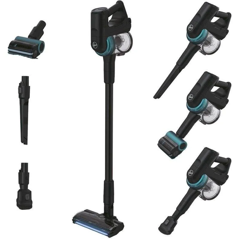 Aspiradora sin Cable Hoover HF410P 240W 30min Antienredos Mascotas 0,4L Verde 39401016