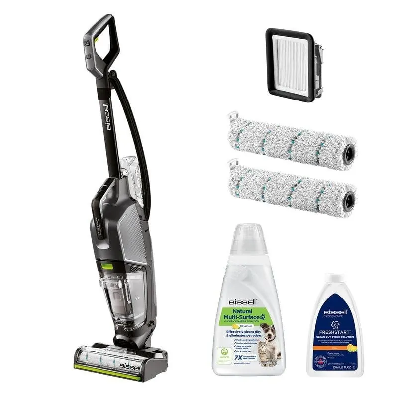 Aspiradora vertical Bissell CrossWave Hydrosteam Pet Pro 1100W filtro antibacteriano 3528N