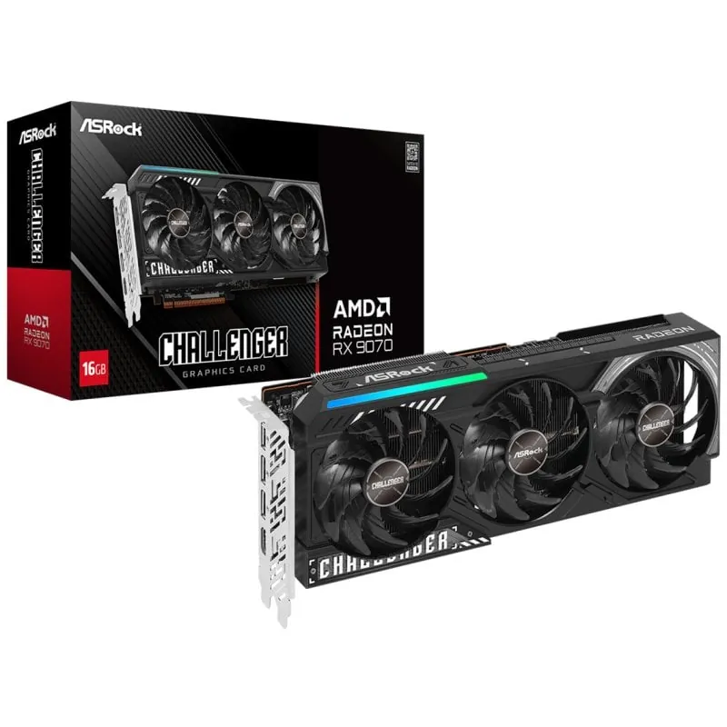 ASRock Challenger AMD Radeon RX 9070 16GB GDDR6 FSR 4 90-GA5NZZ-00UANF