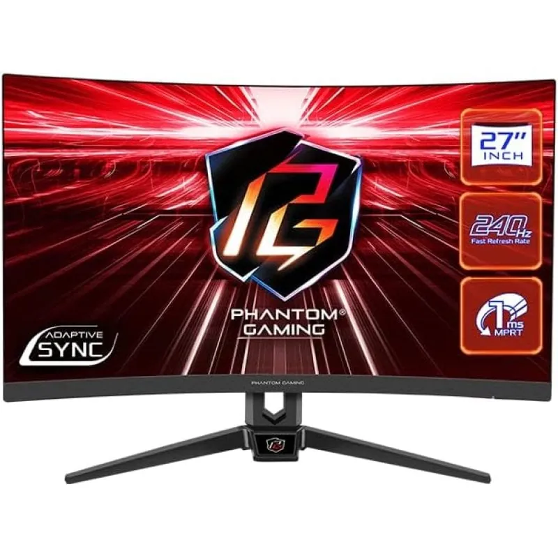 AsRock PG27F15RS1A 27" LED FullHD 240Hz Curva 90LXA070-A0E1A0V