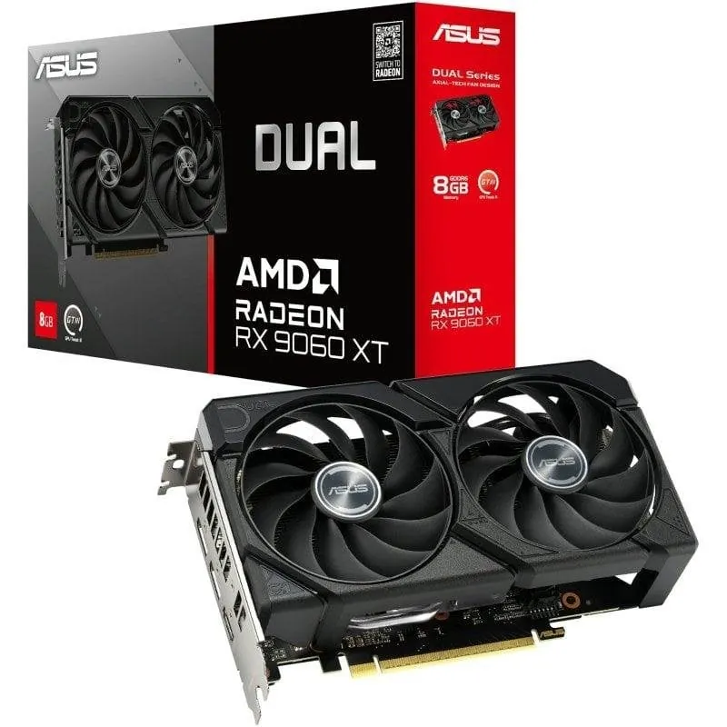 ASUS DUAL AMD Radeon RX 9060 XT 8GB GDDR6 FSR 4 90YV0MI1-M0NA00