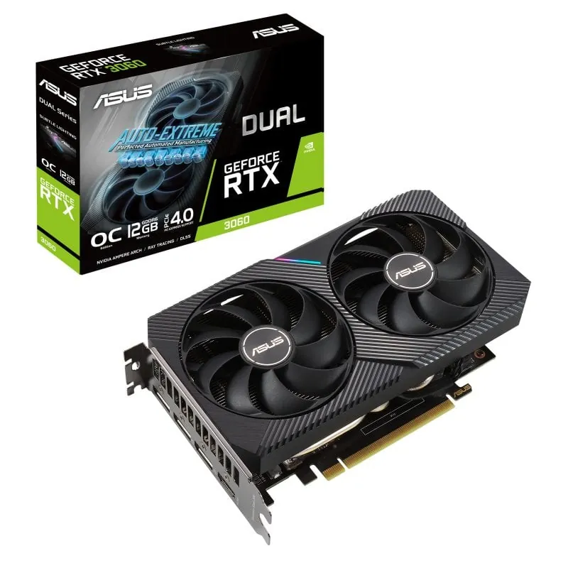 Asus Dual GeForce RTX 3060 OC Edition V2 12GB GDDR6 90YV0GB2-M0NA10
