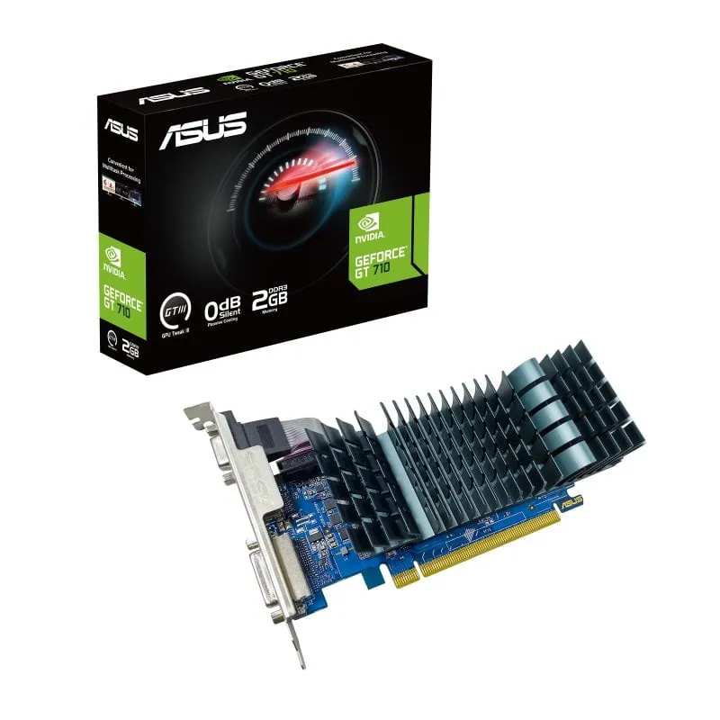 ASUS GeForce GT 710 2GB GDDR3 EVO Low Profile 90YV0I70-M0NA00