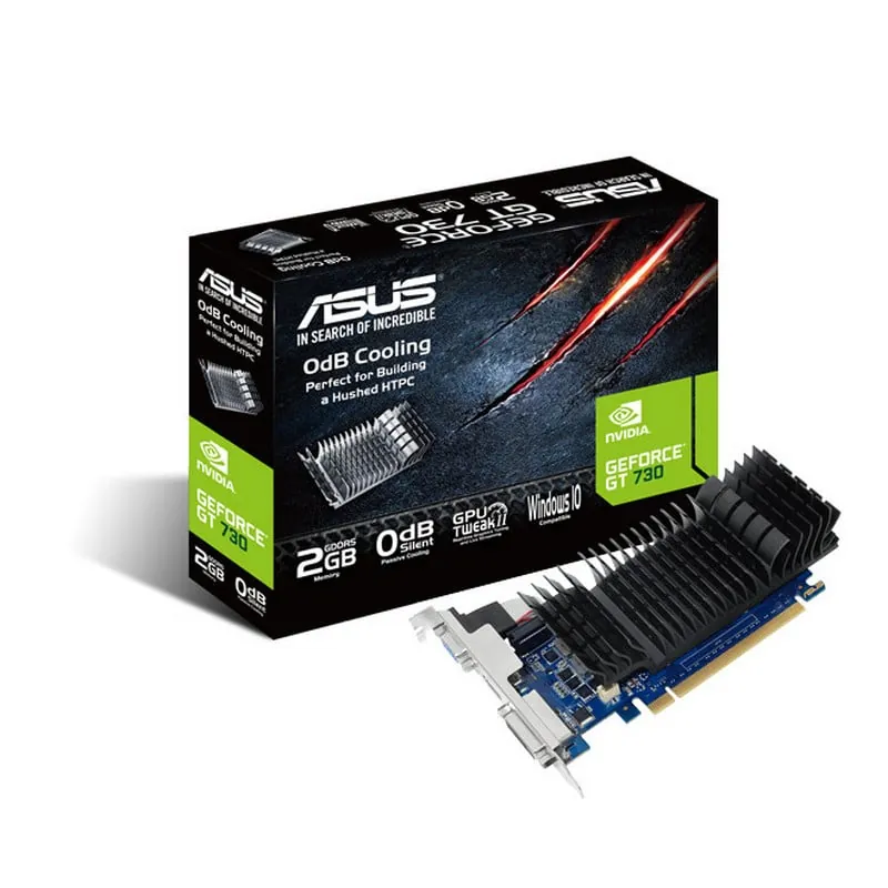 ASUS GeForce GT 730 2GB GDDR5 Low Profile 90YV06N2-M0NA00