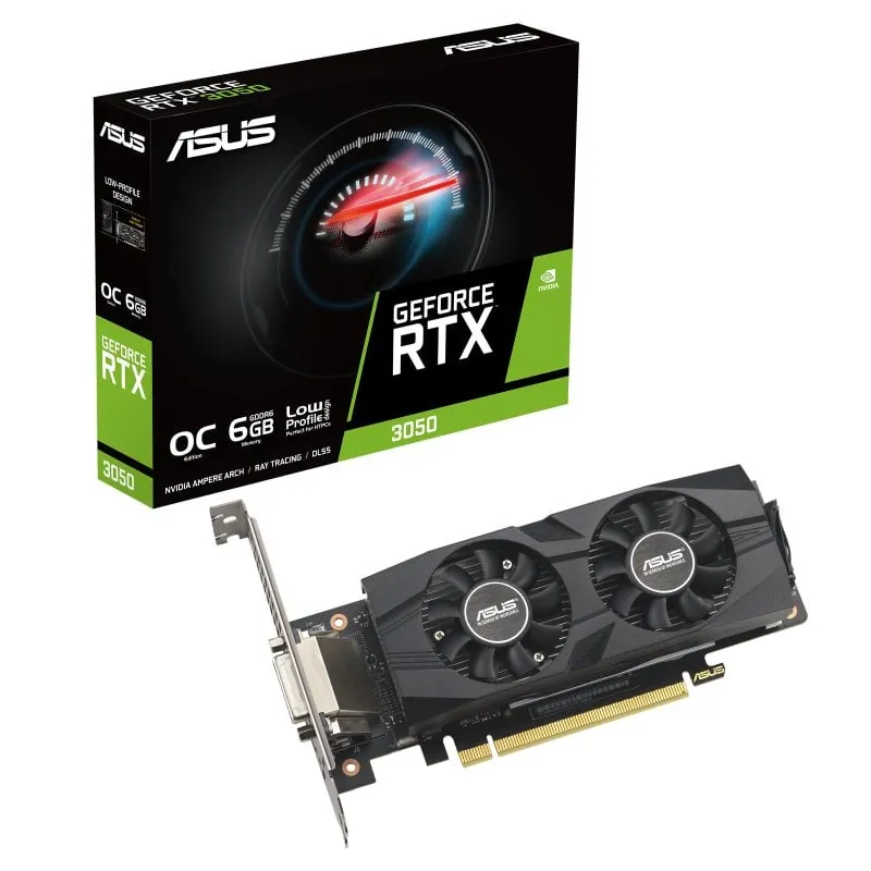 ASUS GeForce RTX 3050 LP BRK OC Edition 6GB GDDR6 90YV0KQ0-M0NA00