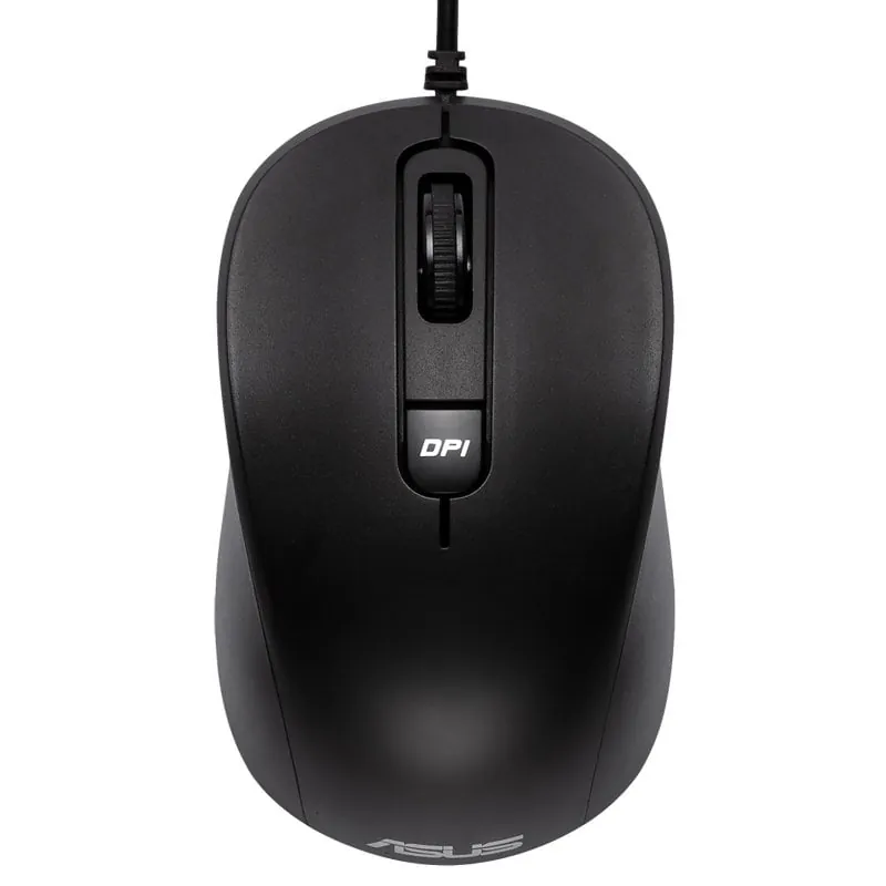 ASUS MU101C Ratón Ambidextro USB 3200DPI Negro 90XB05RN-BMU000