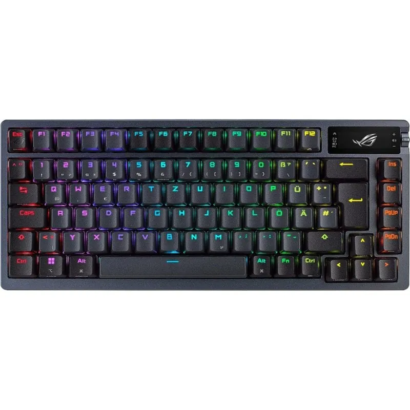 ASUS ROG Azoth Teclado Mecánico Gaming RGB Inalámbrico ROG RX Red QWERTY Español Negro 90MP0316-BKSA00