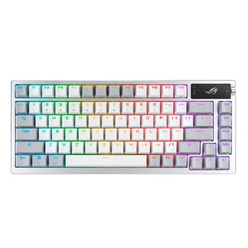 ASUS ROG Azoth Teclado Mecánico Moonlight QWERTY Español White 90MP031A-BKSA10