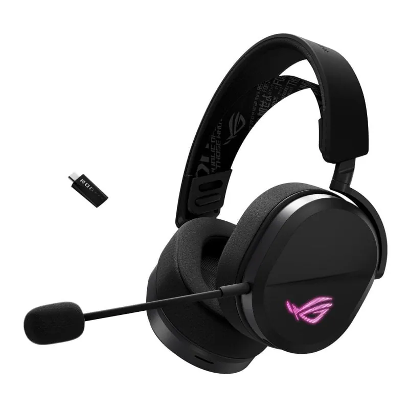 ASUS ROG Pelta RGB Auriculares Gaming Inalámbricos Bluetooth Negros 90YH0410-BHUA00
