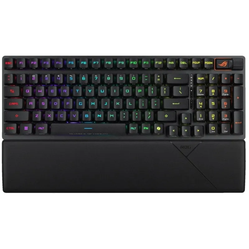 ASUS ROG Strix Scope II 96 RX Teclado Mecánico Gaming Inalámbrico Switch ROG RX Red Optical Negro 90MP03S0-BKSA00