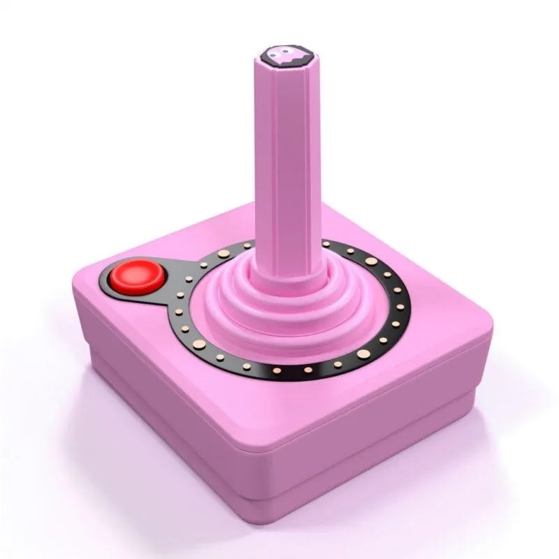 Atari CX40+ Joystick Inalámbrico Edición Pac-Man Rosa 1174464