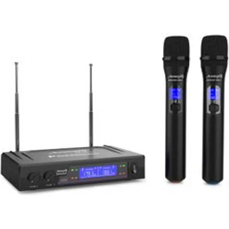 Audibax Missouri 2000 Sistema de Micrófono Inalámbrico VHF Dual de Rango A MISSOURI2000-1