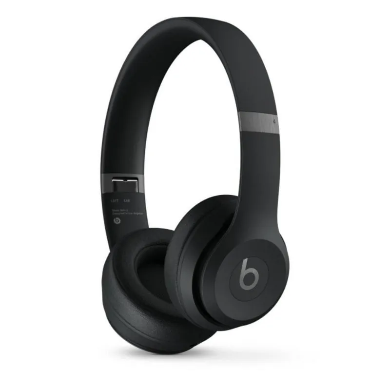 Auricular Apple Beats Solo 4 Bluetooth 5.3 Supraaural Diadema 50h Negro MUW23ZM/A