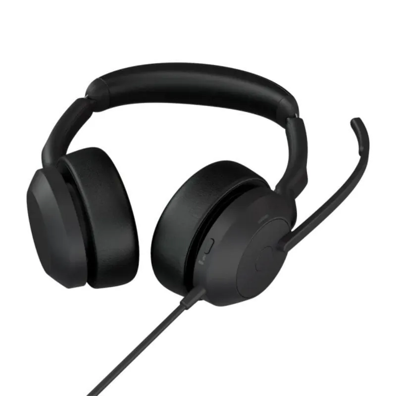Auricular Jabra Evolve2 50 Binaural ANC Bluetooth USB-C/A Supraaural Negro 30m 25089-989-799