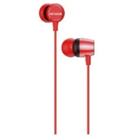 Auriculares Aiwa con cable jack 3.5 ergonómicos y sonido de alta fidelidad ESTM-20RD
