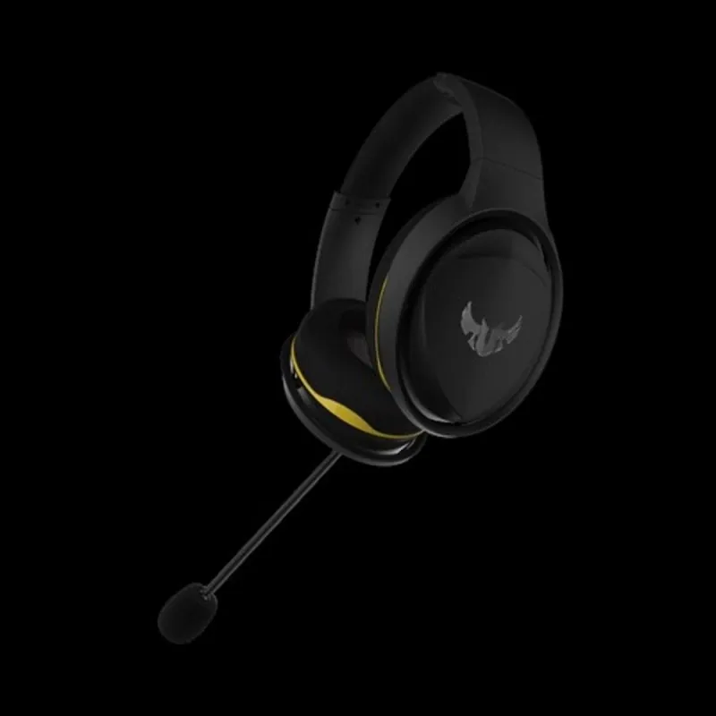 Auriculares ASUS TUF Gaming H5 con cable Jack 3,5 mm y USB, Gaming, Micrófono extraíble, negros 90YH00Z5-B8UA00