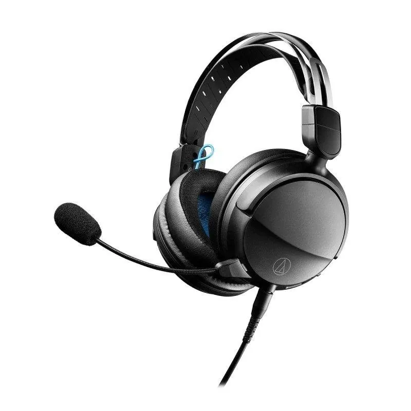 Auriculares Audio-technica ATH-GL3 con cable Jack 3,5 mm Gaming Micrófono desmontable Negros ATH-GL3