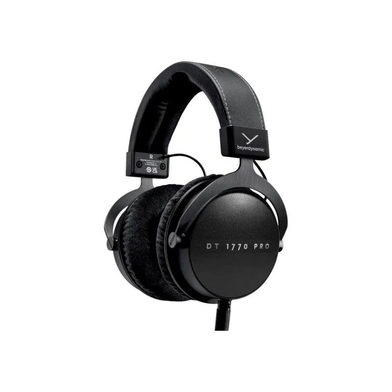 Auriculares Beyerdynamic DT 1770 Pro Mk II con cable mini XLR para estudio, diadema circumaural y sistema cerrado, negros 4010118001536
