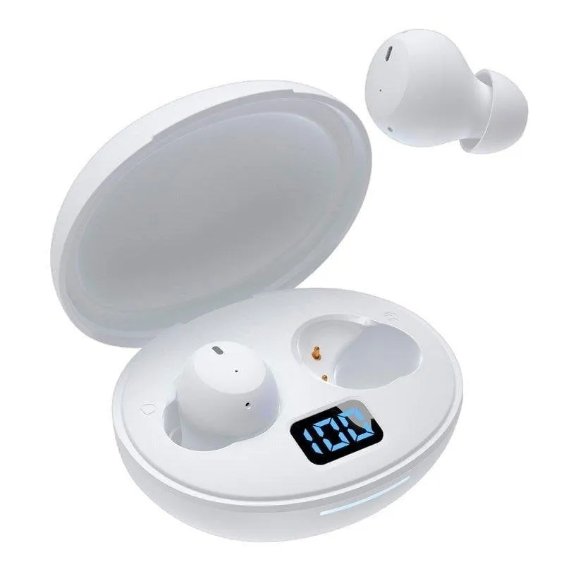 Auriculares Cool Pocket inalámbricos Bluetooth con Cancelación Activa de Ruido y micrófono Blanco 8434847080956