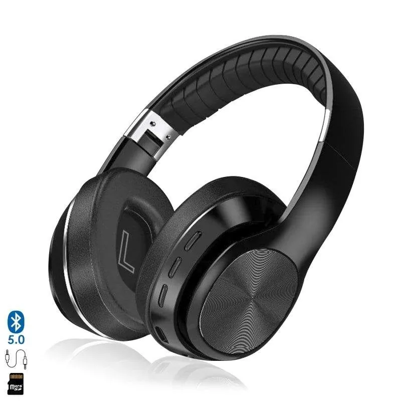Auriculares Dam Electronics VJ320 inalámbricos Bluetooth 5.0 manos libres radio FM micro SD negro DMAD0201C0094